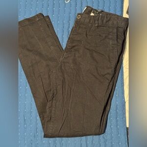 H&M Black Chinos Slim Fit Cotton Blend